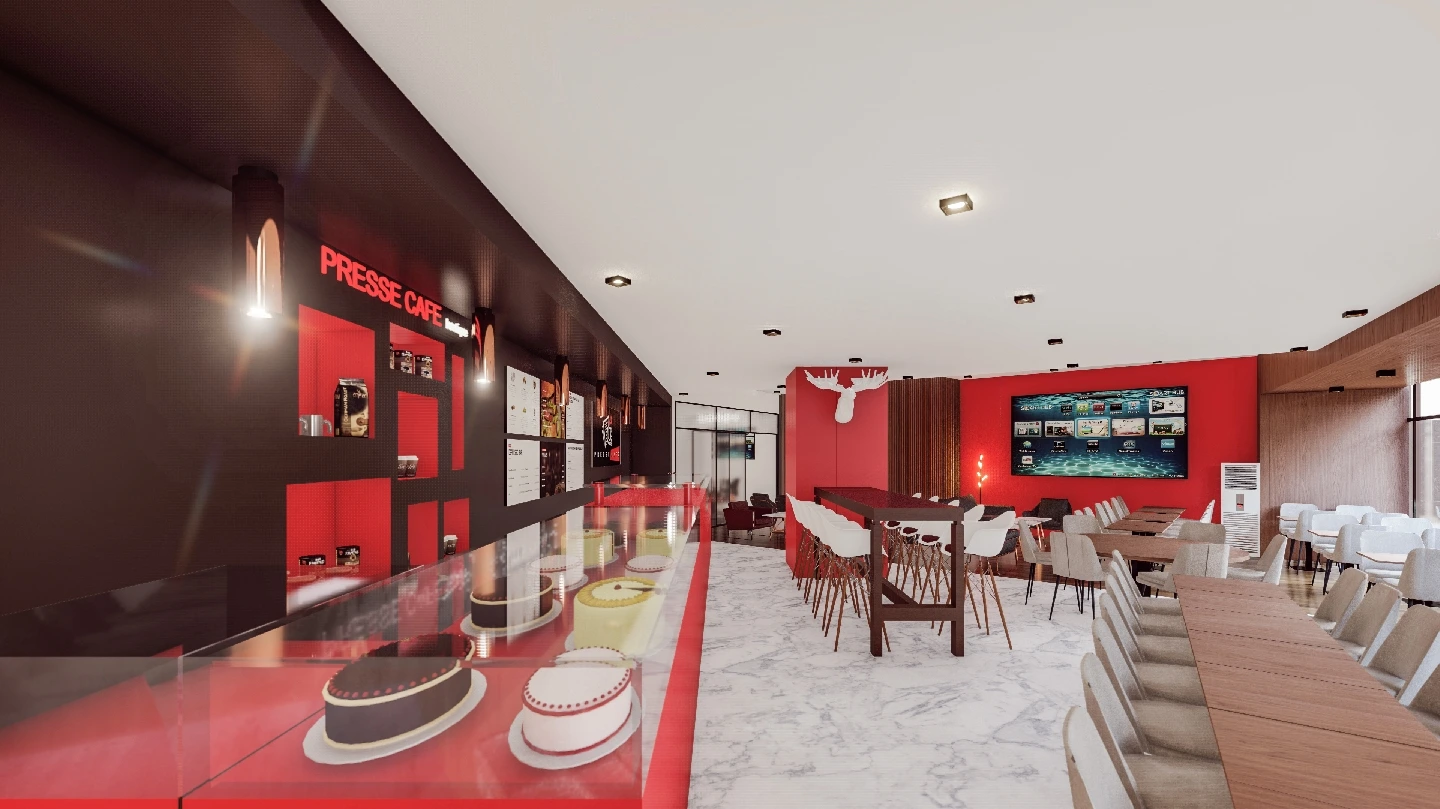 Coffee shop interior