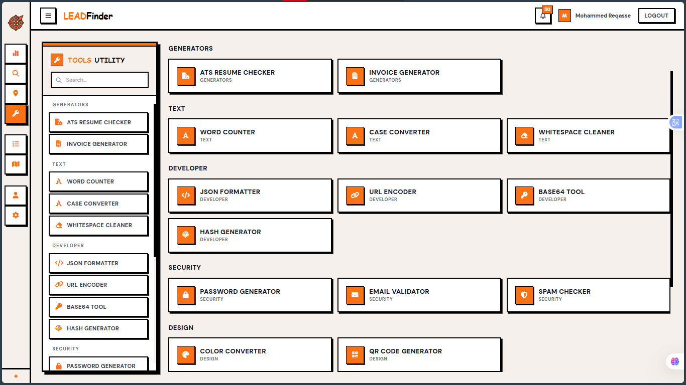 LEADFinder Tools